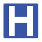 Hospital Icon sign