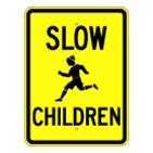Slow Children sign
