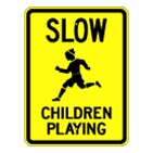 Slow Children Playing sign