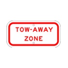 Tow-Away Zone sign
