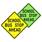 School Bus Stop sign