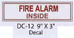 Fire Alarm Inside decal
